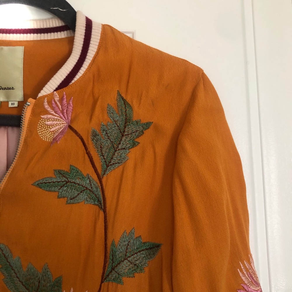 Embroidered Bomber Jacket - Picture 3 of 8
